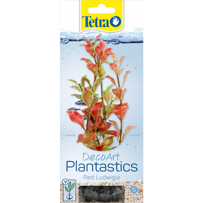 Растение для аквариума искусственное Tetra DecoArt Plantastics Red Ludwigia 15см/S