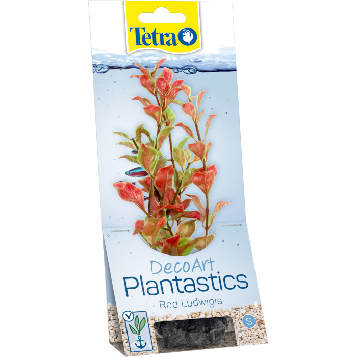 Растение для аквариума искусственное Tetra DecoArt Plantastics Red Ludwigia 15см/S