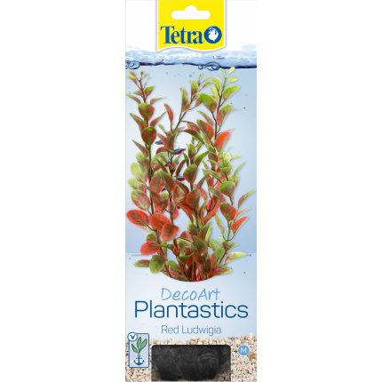 Растение для аквариума искусственное Tetra DecoArt Plantastics Red Ludwigia 23см/M