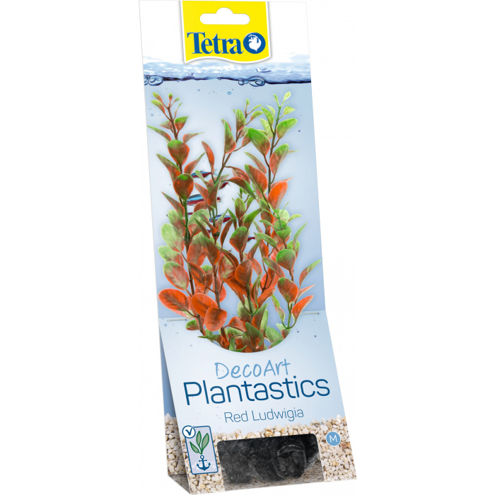 Растение для аквариума искусственное Tetra DecoArt Plantastics Red Ludwigia 23см/M