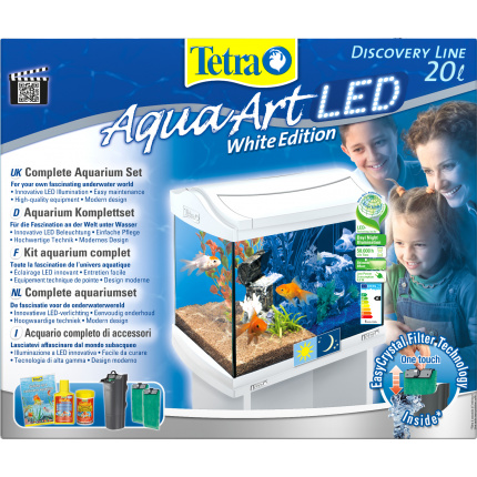 Аквакомплект AA LED Discovery Line 20л Goldfish, прямой, белый (LED 4.8Вт)