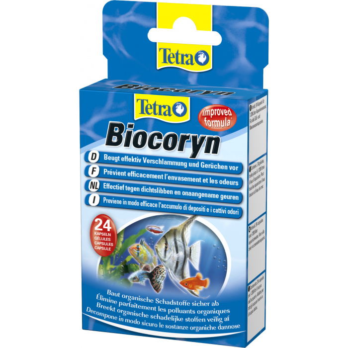 Кондиционер для воды Biocoryn 24капс. - надежно расщепляет органические отходы