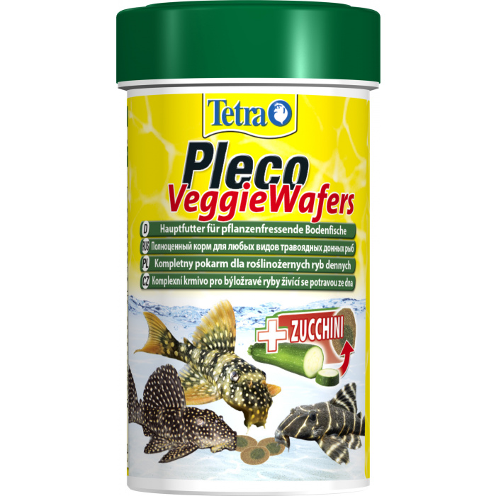 Корм для рыб  Tetra Pleco Veggie Wafers 100мл (пластинки)