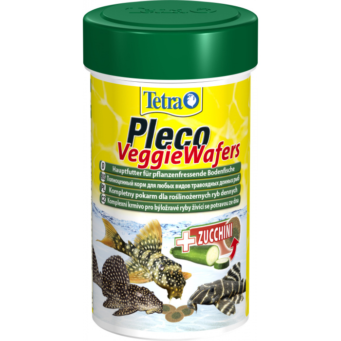 Корм для рыб  Tetra Pleco Veggie Wafers 100мл (пластинки)