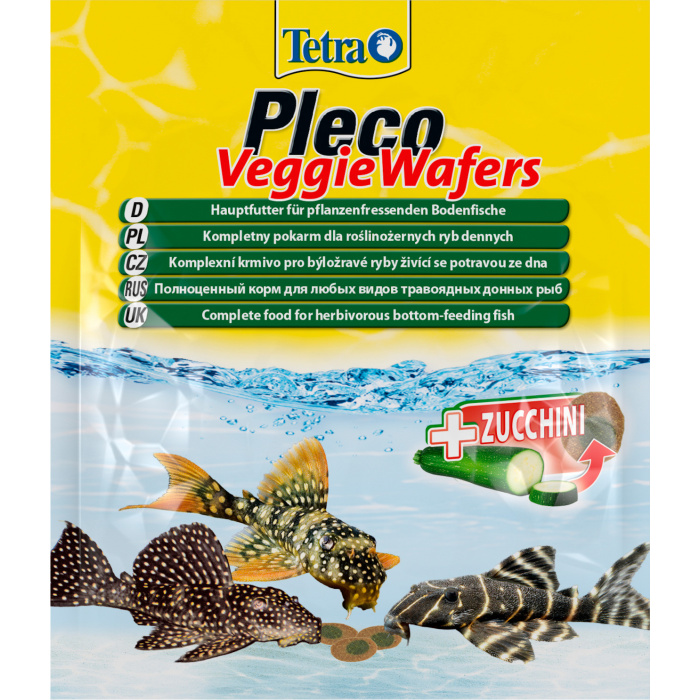 Корм для рыб  Tetra Pleco Veggie Wafers 15г (пластинки)