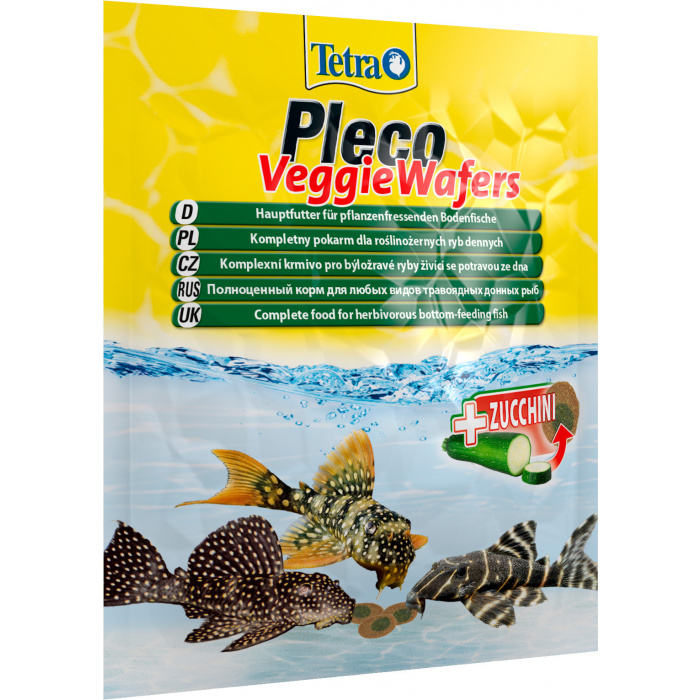 Корм для рыб  Tetra Pleco Veggie Wafers 15г (пластинки)