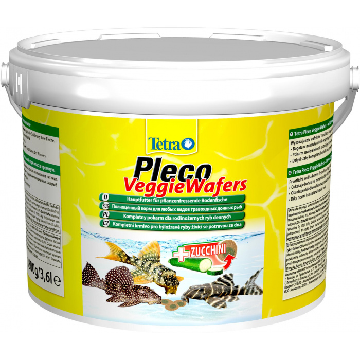 Корм для рыб  Tetra Pleco Veggie Wafers 3.6л (пластинки)