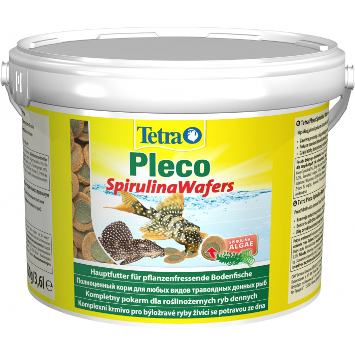 Корм для рыб  Tetra Pleco Spirulina Wafers 3.6л (пластинки)