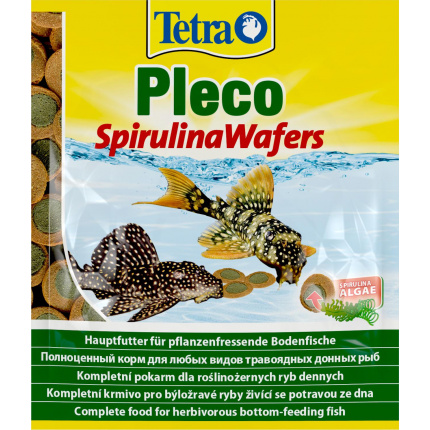 Корм для рыб  Tetra Pleco Spirulina Wafers 15г (пластинки)