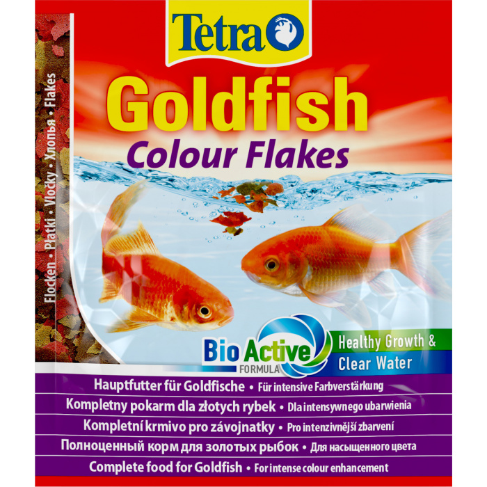 Корм для рыб  Tetra Goldfish Colour Flakes 12г (хлопья)