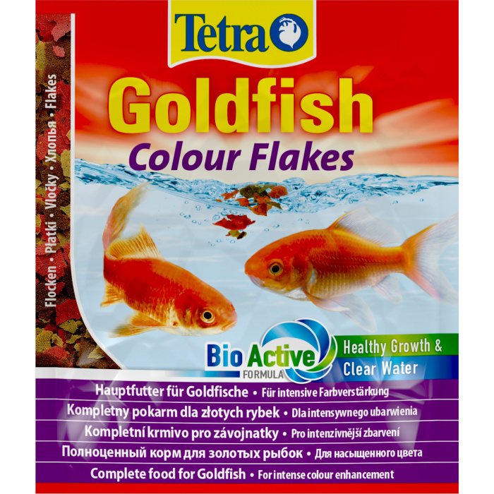 Корм для рыб  Tetra Goldfish Colour Flakes 12г (хлопья)