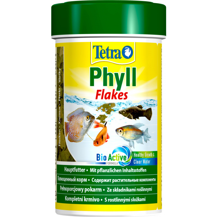 Корм для рыб  Tetra Phyll Flakes 100мл (хлопья)