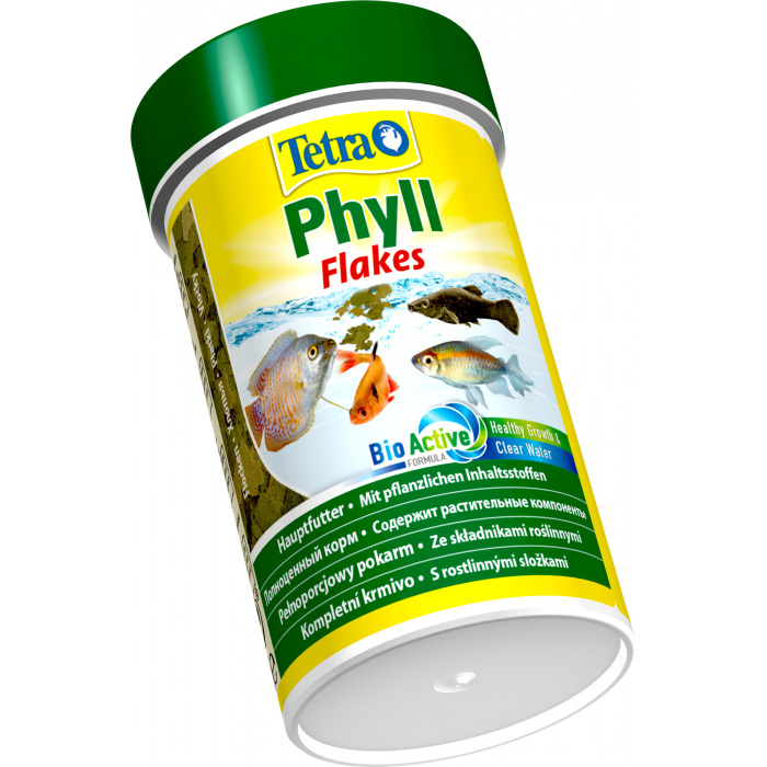 Корм для рыб  Tetra Phyll Flakes 100мл (хлопья)