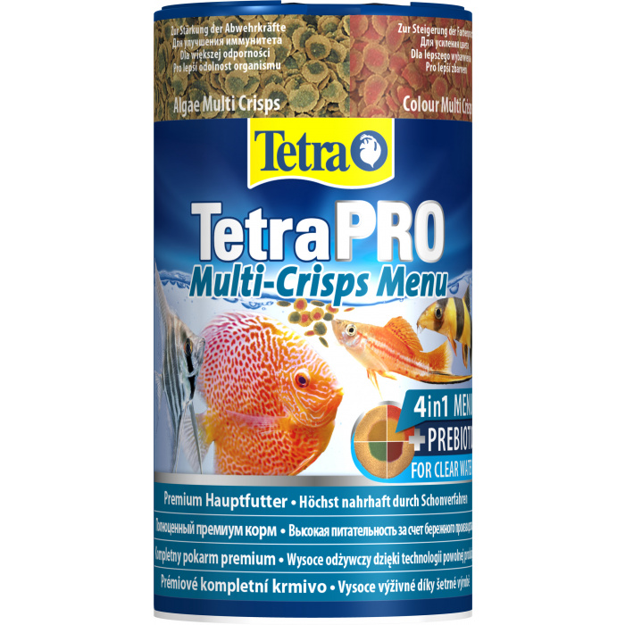 Корм для рыб  Tetra TetraPRO Menu Multi-Crisps 250мл (чипсы)