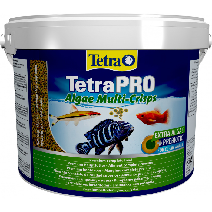 Корм для рыб  Tetra TetraPRO Algae Multi-Crisps 10л (чипсы)