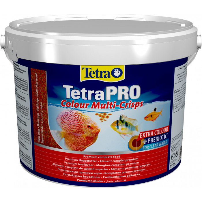 Корм для рыб  Tetra TetraPRO Colour Multi-Crisps 10л (чипсы)