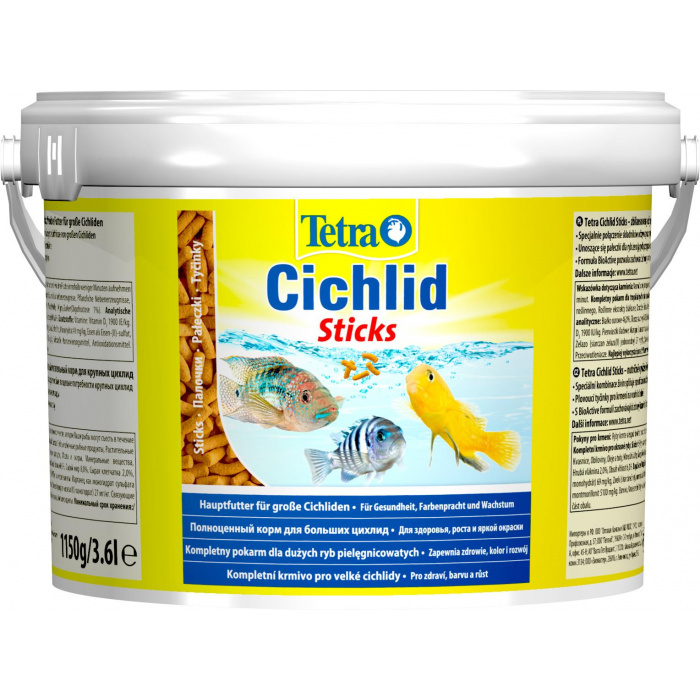 Корм для рыб  Tetra Cichlid Sticks 3.6л (палочки)