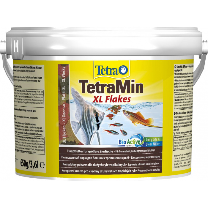 Корм для рыб  Tetra TetraMin Flakes XL 3.6л (хлопья крупные)