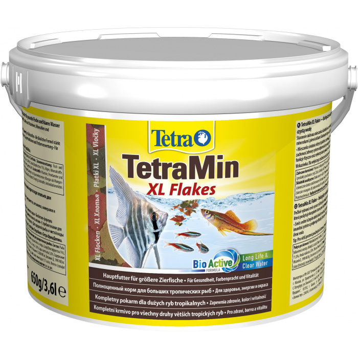 Корм для рыб  Tetra TetraMin Flakes XL 3.6л (хлопья крупные)