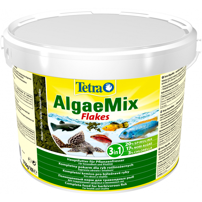 Корм для рыб  Tetra Algae Mix Flakes 10л (хлопья)