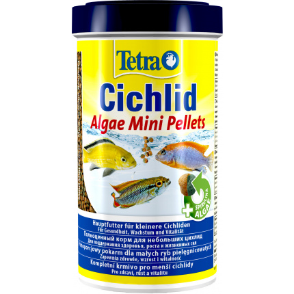 Корм для рыб  Tetra Cichlid Algae Pellets Mini 500мл (шарики мелкие)