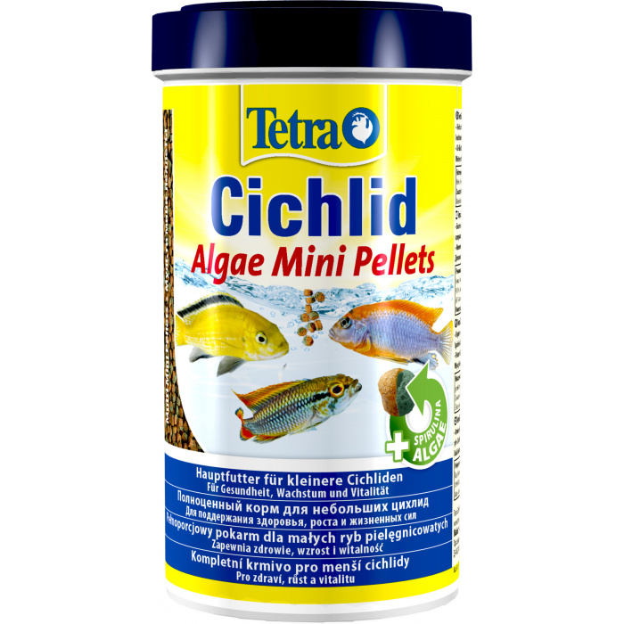 Корм для рыб  Tetra Cichlid Algae Pellets Mini 500мл (шарики мелкие)