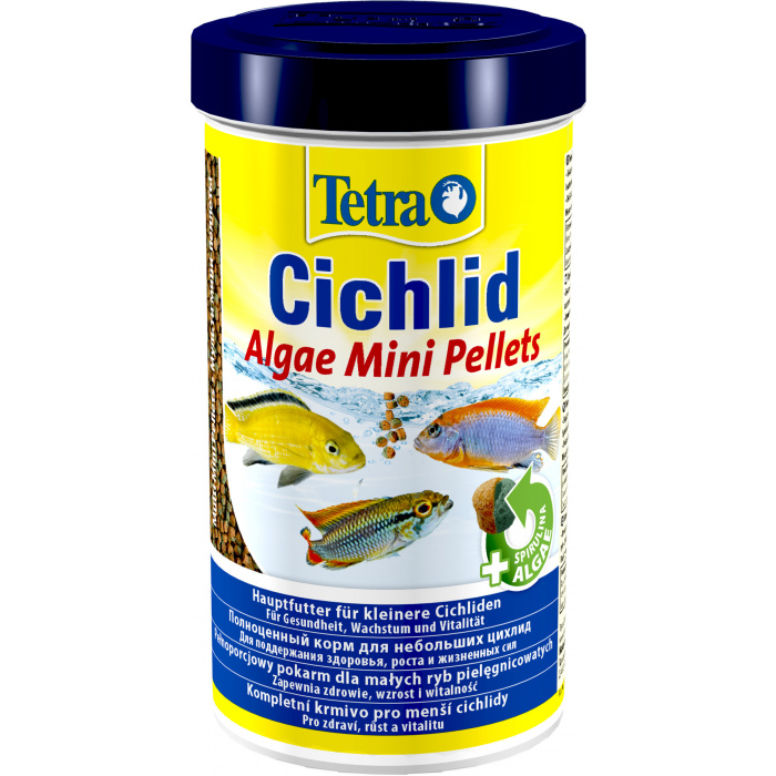 Корм для рыб  Tetra Cichlid Algae Pellets Mini 500мл (шарики мелкие)