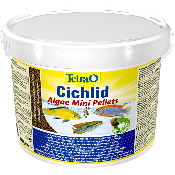 Корм для рыб  Tetra Cichlid Algae Pellets Mini 10л (шарики мелкие)