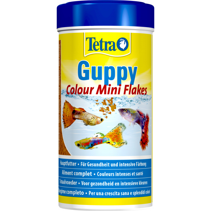 Корм для рыб  Tetra Guppy Colour Mini Flakes 250мл (хлопья мелкие)