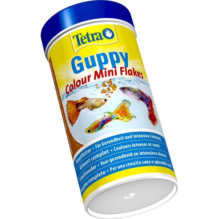 Корм для рыб  Tetra Guppy Colour Mini Flakes 250мл (хлопья мелкие)