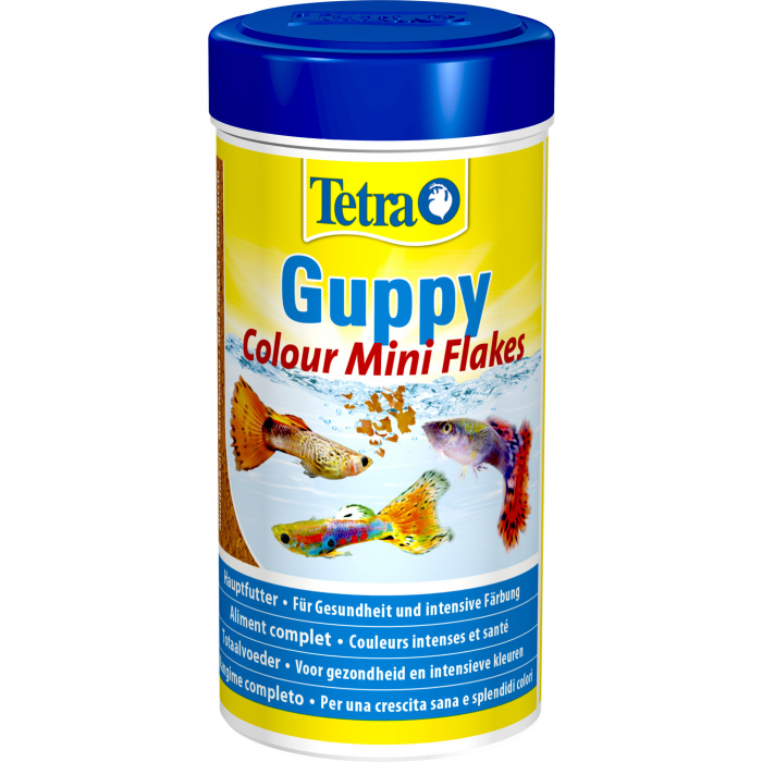 Корм для рыб  Tetra Guppy Colour Mini Flakes 250мл (хлопья мелкие)