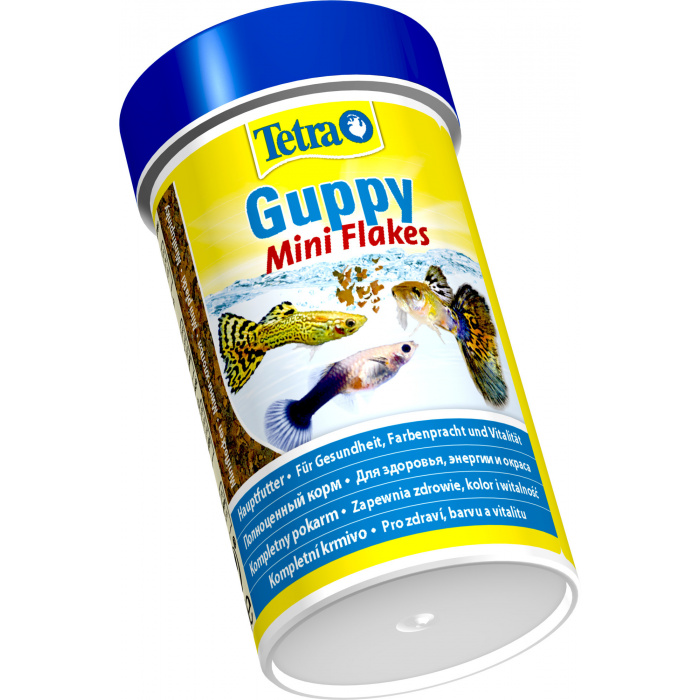 Корм для рыб  Tetra Guppy Mini Flakes 100мл (хлопья мелкие)