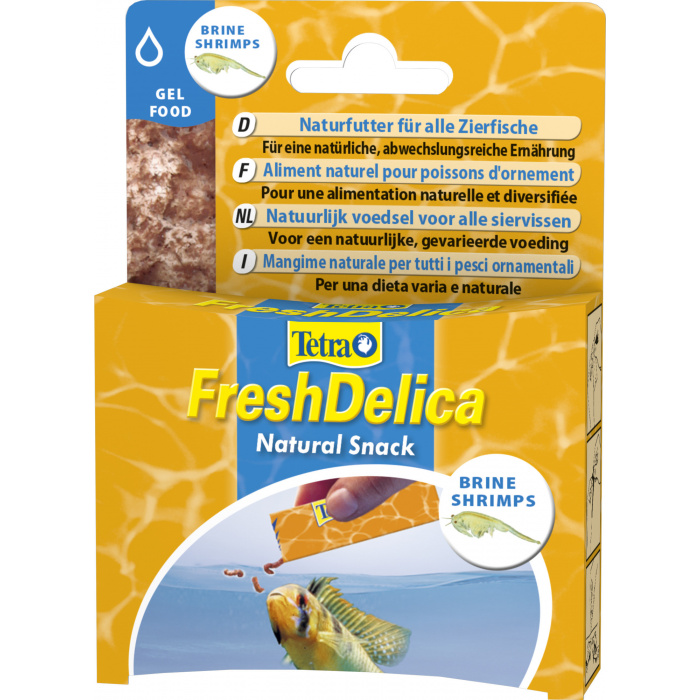 Лакомство для рыб  Tetra FreshDelica Brine Shrimps 48г (желе артемии)