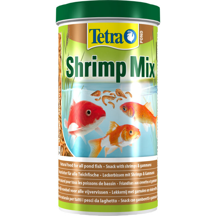 Корм для рыб прудовых Tetra Pond Shrimps Mix 1л (креветки, гаммарус)