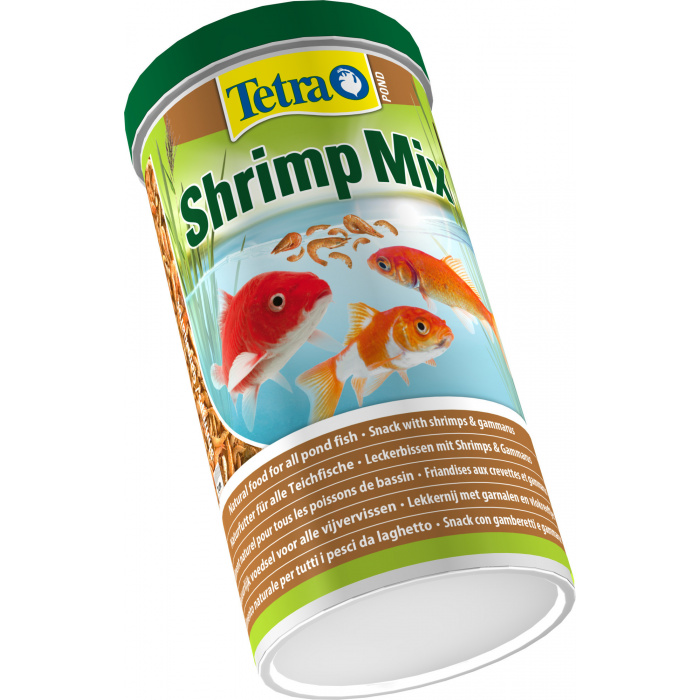 Корм для рыб прудовых Tetra Pond Shrimps Mix 1л (креветки, гаммарус)