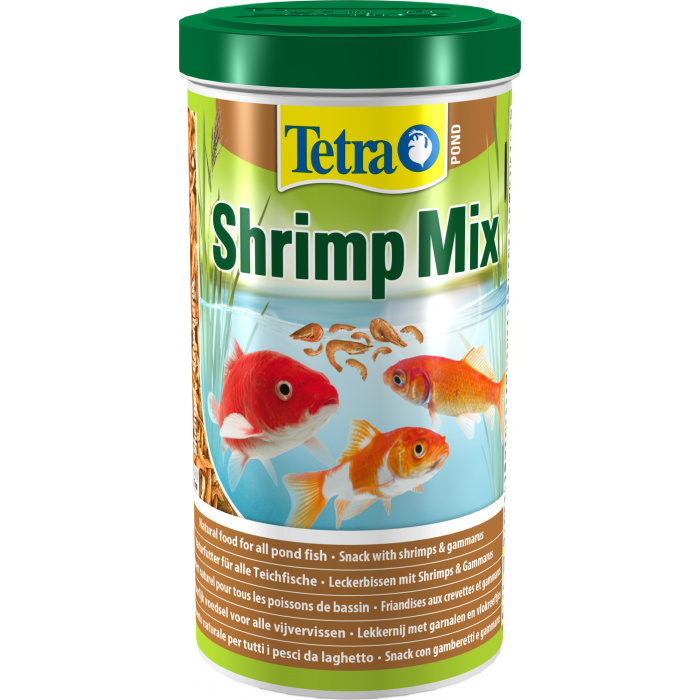 Корм для рыб прудовых Tetra Pond Shrimps Mix 1л (креветки, гаммарус)