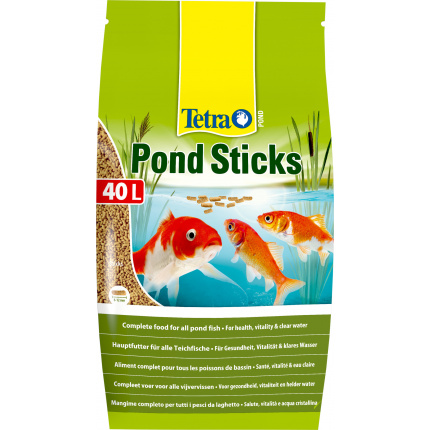 Корм для рыб прудовых Tetra Pond Sticks 40л (палочки, 8-12мм)