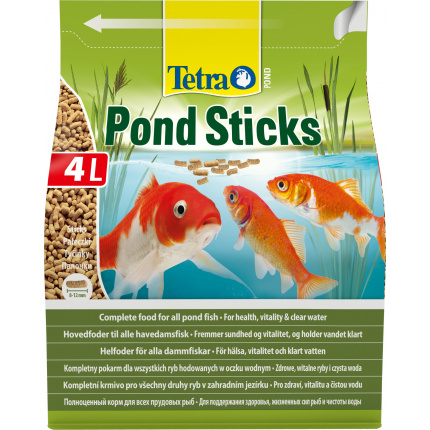 Корм для рыб прудовых Tetra Pond Sticks 4л (палочки, 8-12мм)