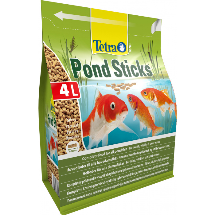 Корм для рыб прудовых Tetra Pond Sticks 4л (палочки, 8-12мм)