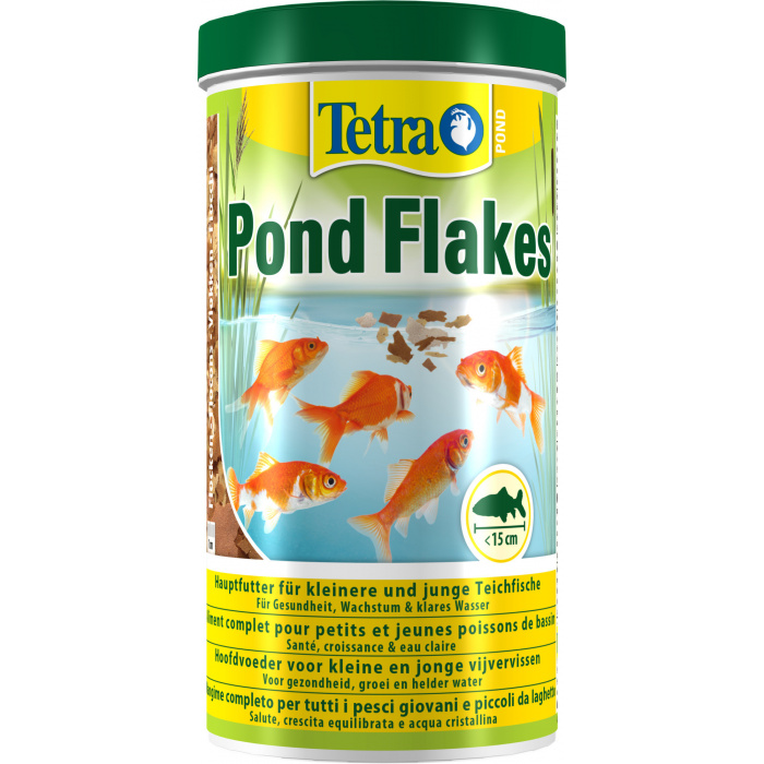 Корм для рыб прудовых Tetra Pond Flakes 1л (хлопья, 1см)