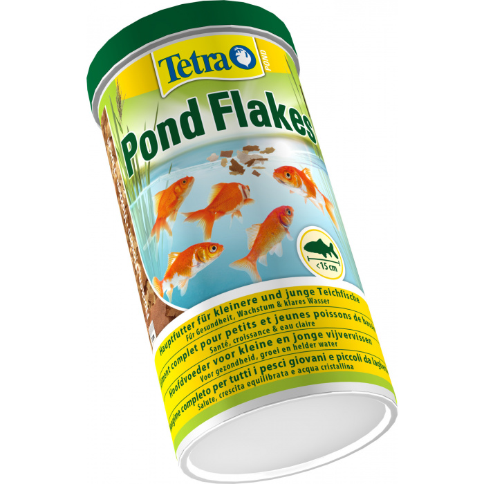 Корм для рыб прудовых Tetra Pond Flakes 1л (хлопья, 1см)