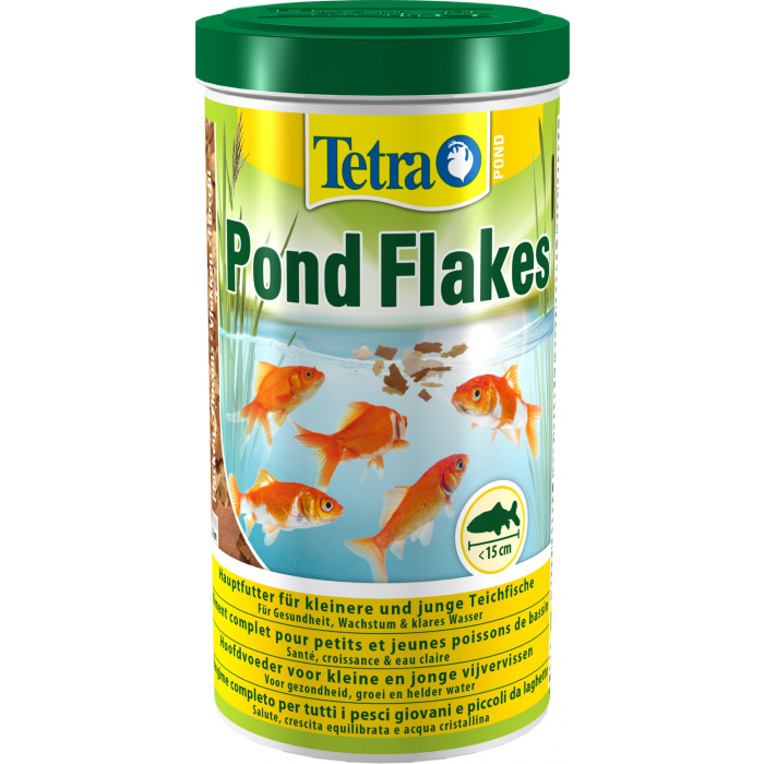 Корм для рыб прудовых Tetra Pond Flakes 1л (хлопья, 1см)