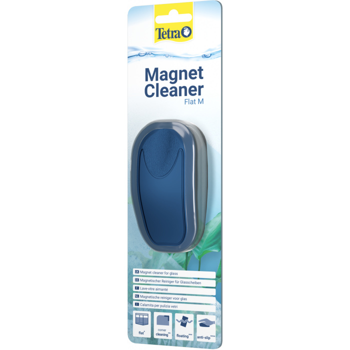 Стеклоочиститель магнитный Tetra Magnet Cleaner Flat M для аквариума с толщиной стекла до 6мм