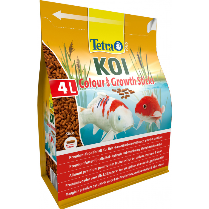 Корм для рыб прудовых Tetra Pond KOI Color & Growth Sticks 4л (палочки, 8-12мм)