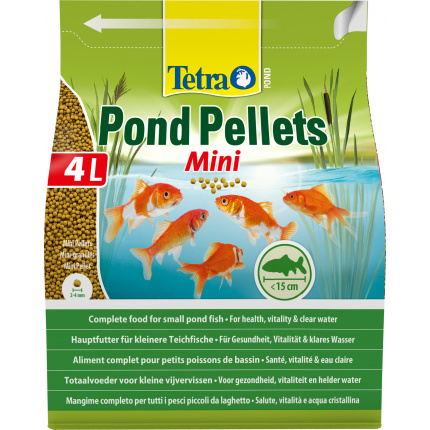 Корм для рыб прудовых Tetra Pond Pellets Mini 4л (шарики, 2-4мм)