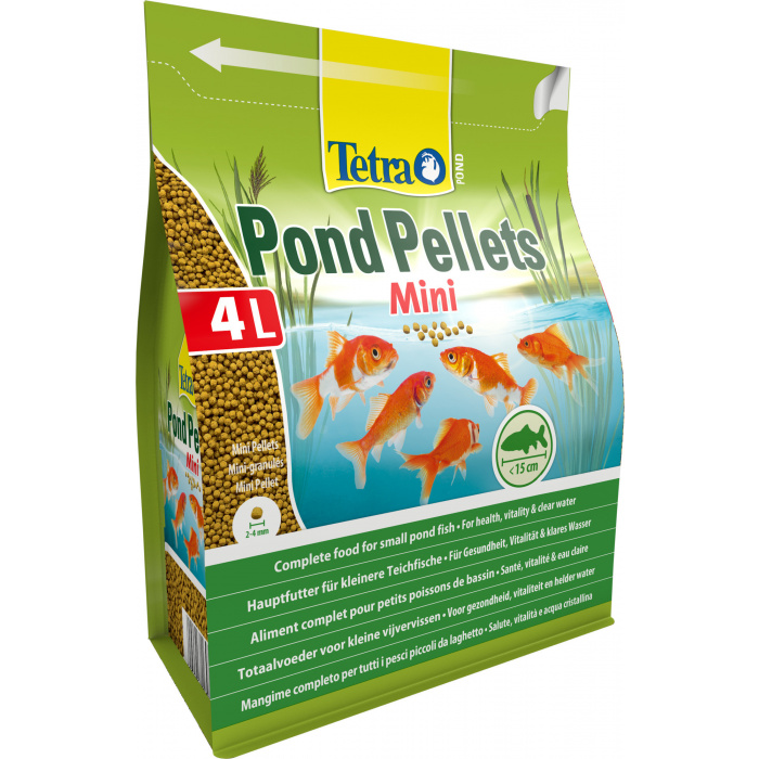 Корм для рыб прудовых Tetra Pond Pellets Mini 4л (шарики, 2-4мм)