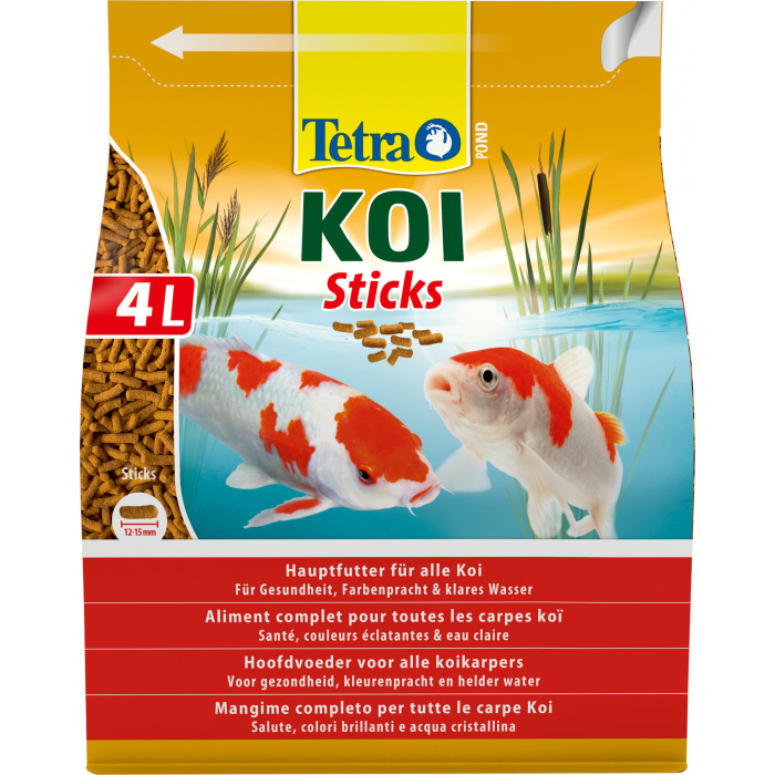 Корм для рыб прудовых Tetra Pond KOI Sticks 4л (палочки, 12-15мм)