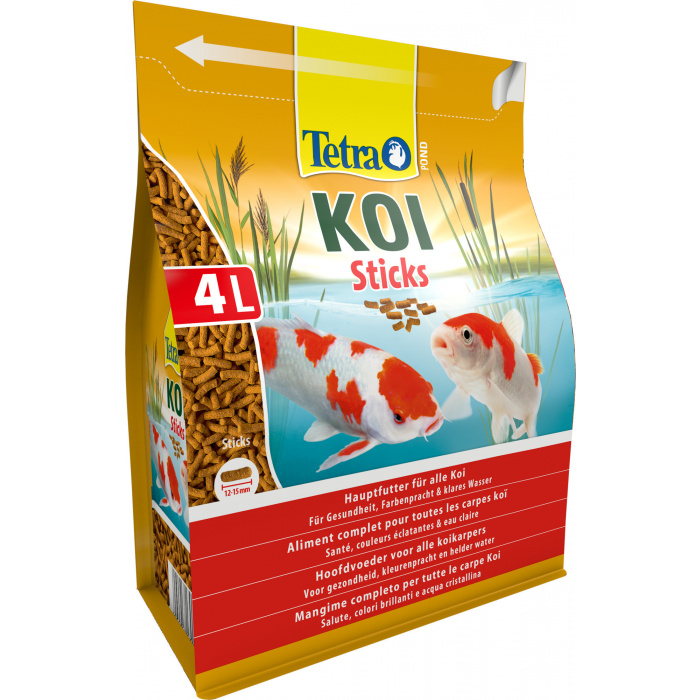 Корм для рыб прудовых Tetra Pond KOI Sticks 4л (палочки, 12-15мм)