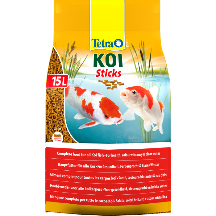 Корм для рыб прудовых Tetra Pond KOI Sticks 15л (палочки, 12-15мм)