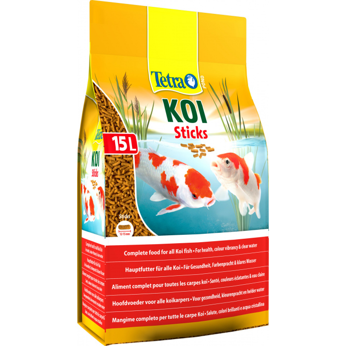 Корм для рыб прудовых Tetra Pond KOI Sticks 15л (палочки, 12-15мм)